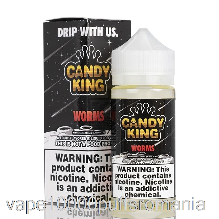 Vape Romania Worms - Candy King - 100ml 0mg